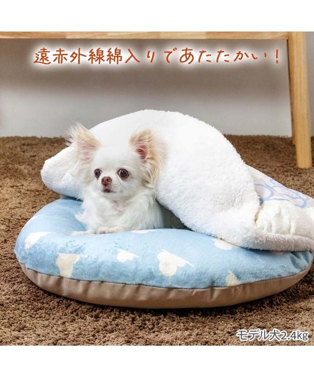 PET PARADISE ディズニー トイストーリー 遠赤外線 くつろぎマット Ｓ ホワイト×ブルー