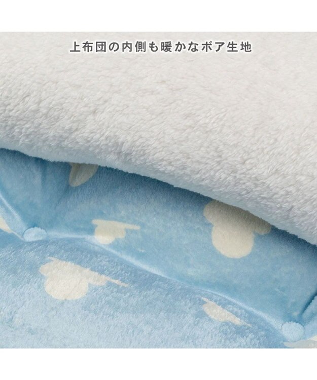 PET PARADISE ディズニー トイストーリー 遠赤外線 くつろぎマット Ｓ ホワイト×ブルー