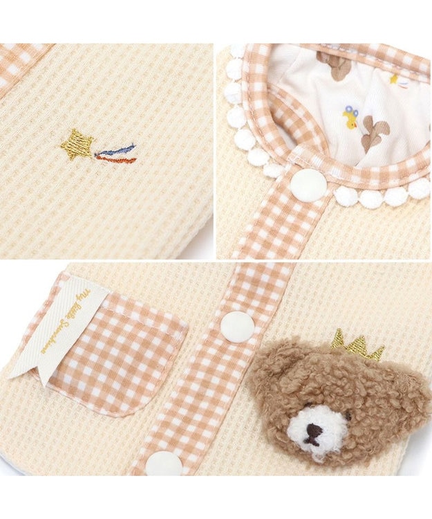 PET PARADISE ペットパラダイス くま やさしいベスト リーバーシブル 小型犬 ホワイト