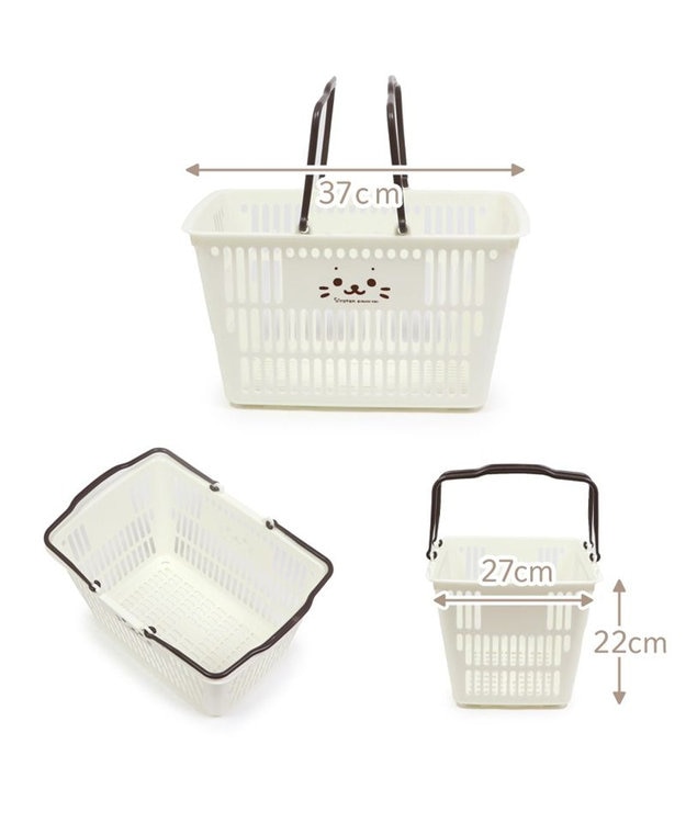 Mother garden しろたん ミニバスケット ホワイト