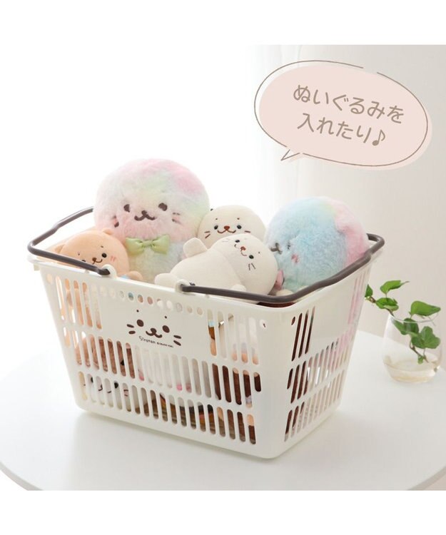 Mother garden しろたん ミニバスケット ホワイト