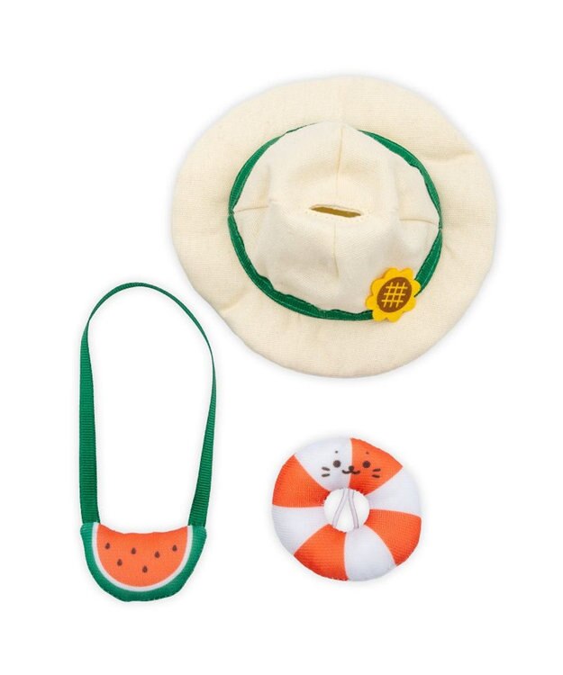 ついてきちゃうしろたん　セット しろたん ついてきちゃうしろたん マスコット 着せ替え服 ねこ服 いぬ