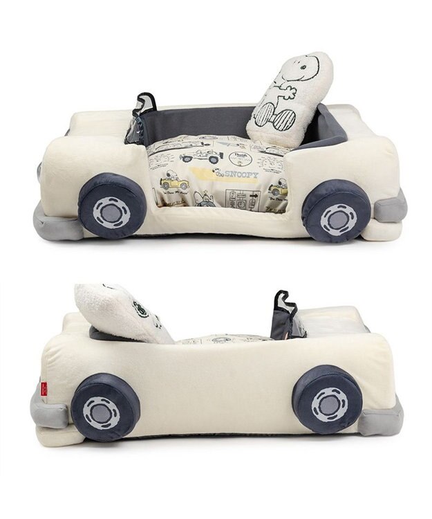 PET PARADISE スヌーピー マイカー カドラー Ｌ オフホワイト