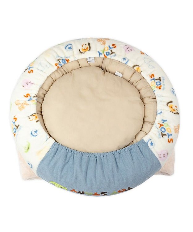 PET PARADISE ディズニー トイ・ストーリー 遠赤外線 ボア 丸型寝袋 《総柄》 ホワイト