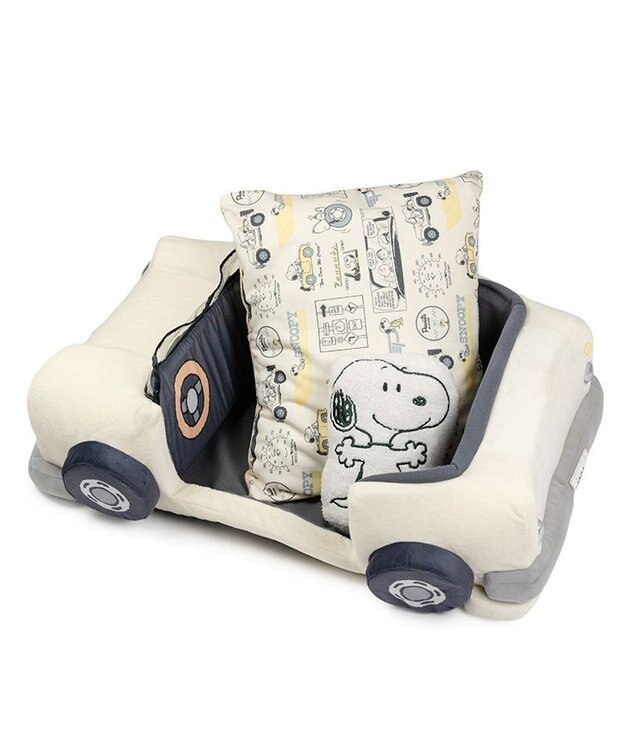 PET PARADISE スヌーピー マイカー カドラー Ｌ オフホワイト