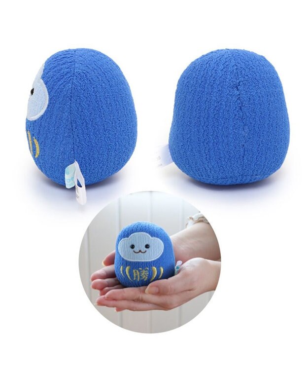 Mother garden しろたん 手のり ちりめん だるま マスコット ちびちびマスコット 8cm 【単品】 しぇる