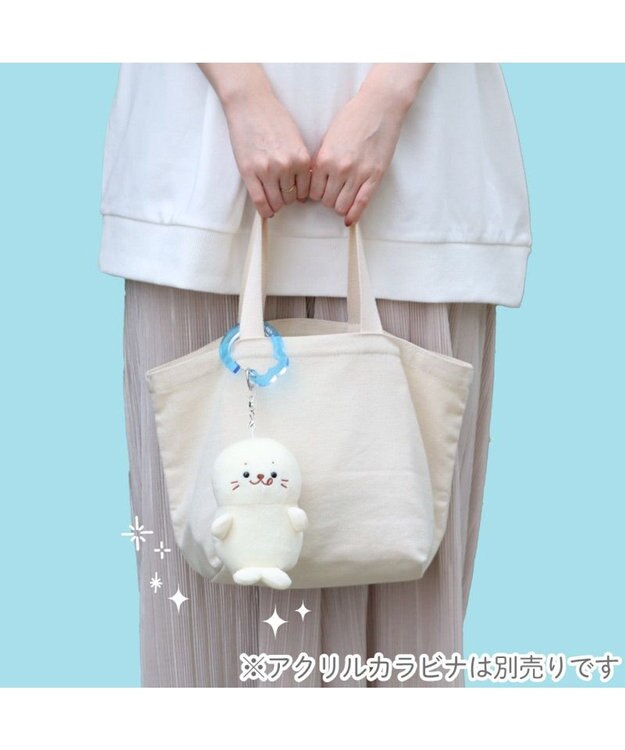 Mother garden しろたん ついてきちゃう ぬいぐるみ キーホルダー 《ぺろりついたん》 ぺろりついたん