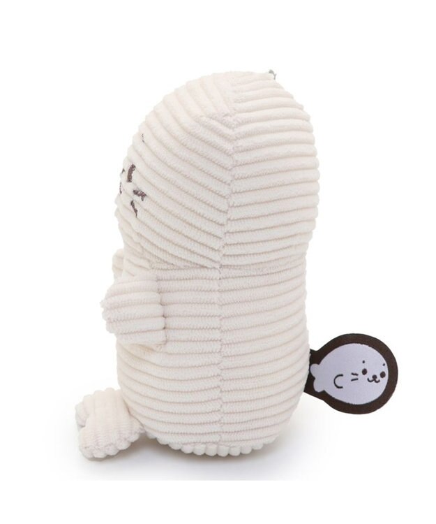 Mother garden しろたん コーデュロイ ついたん マスコット キーホルダー 12cm 白～オフホワイト