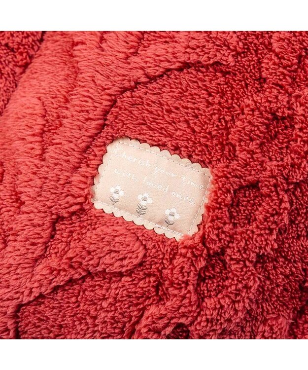 PET PARADISE ペットパラダイス 遠赤外線 ドーム型 寝袋 《アランボア柄》 レッド