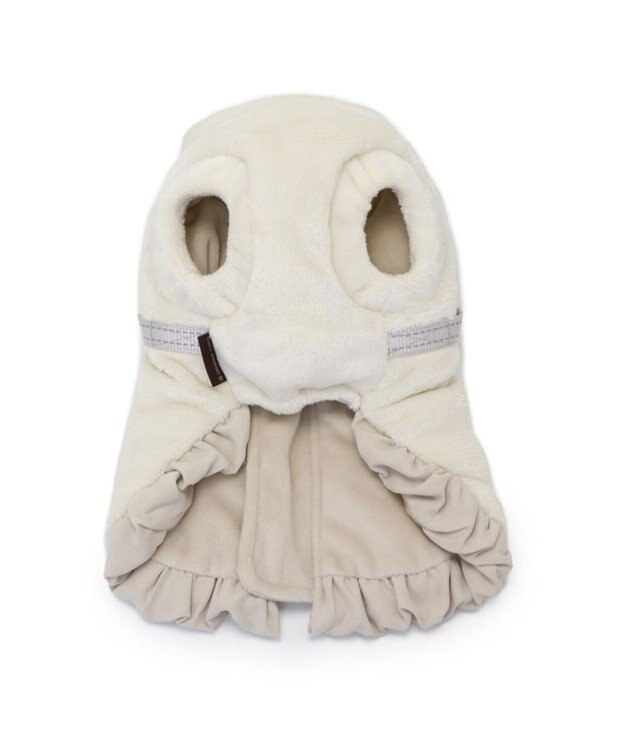 PET PARADISE ペットパラダイス 苺刺繍 アウターハーネス 小型犬 オフホワイト