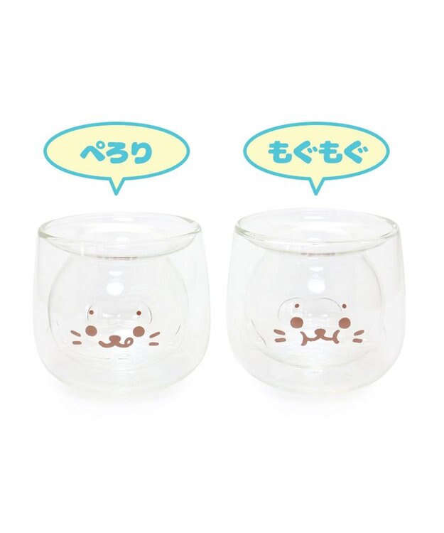 Mother garden しろたん ダブルウォールボウル 《ぺろり/もぐもぐ》 単品 ぺろり