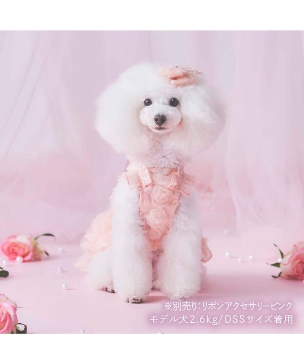 PET PARADISE cherircouture メニ―ローズ ワンピース ピンク 小型犬 ピンク