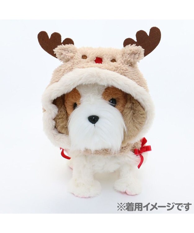 Mother garden とことこお散歩シリーズ わんちゃん ・ユニコーン・ねこちゃん用 お洋服 《サンタクロース /トナカイ ケープ》 トナカイ