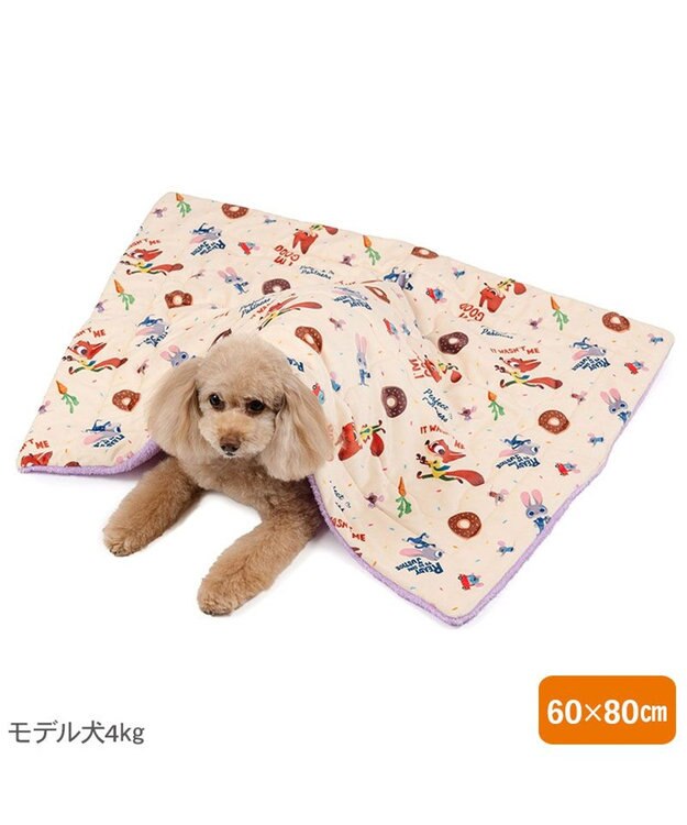 PET PARADISE ディズニー ズートピア もちっと ボア ブランケット ベージュ