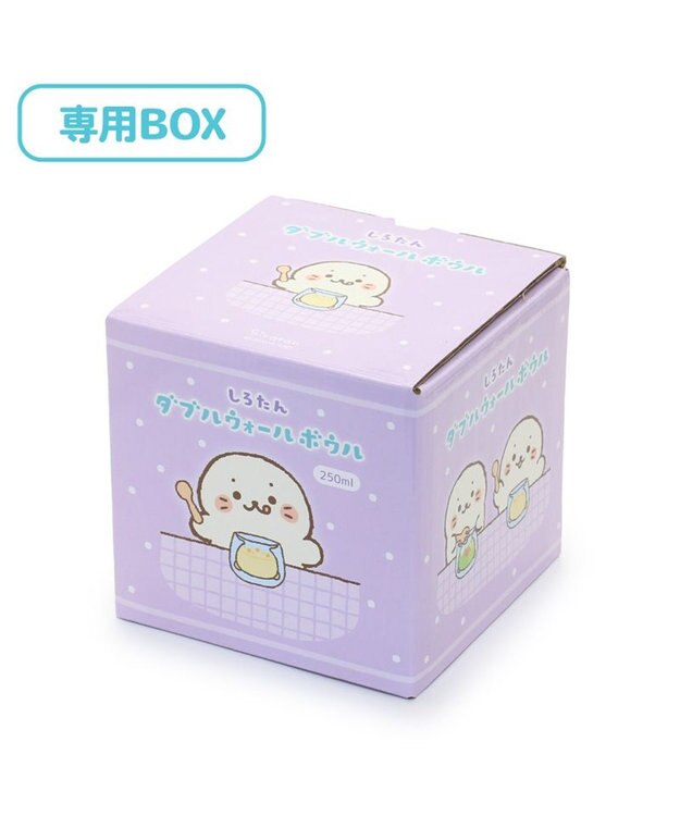 Mother garden しろたん ダブルウォールボウル 《ぺろり/もぐもぐ》 単品 ぺろり