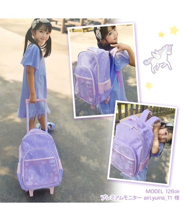 Mother garden マザーガーデン ユニコーン 2WAY キャリーリュック 《 ユニコーンポップ柄 / ユニコーン柄 》 ユニコーン  ポップ柄