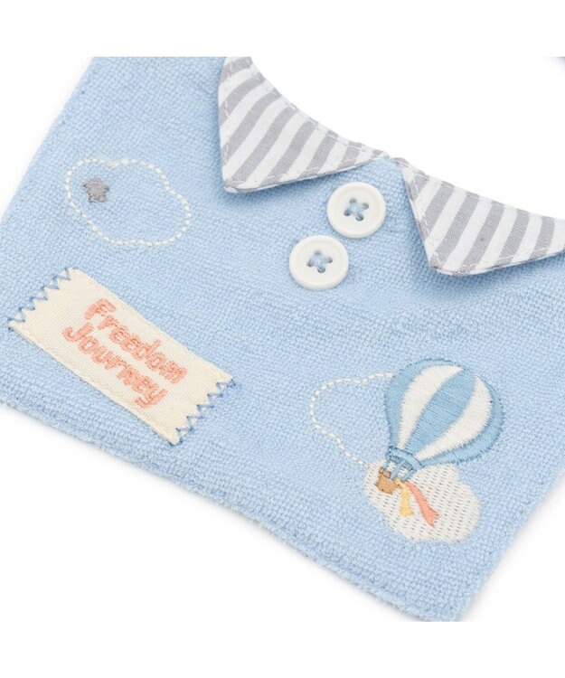 PET PARADISE ペットパラダイス やさしい スタイ 《気球柄》 中型犬 ライトブルー