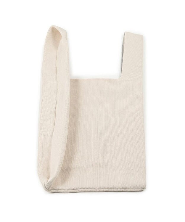 小物 Matchan しろたん ポケット付きエコバッグ 《しろたんマート・茶色