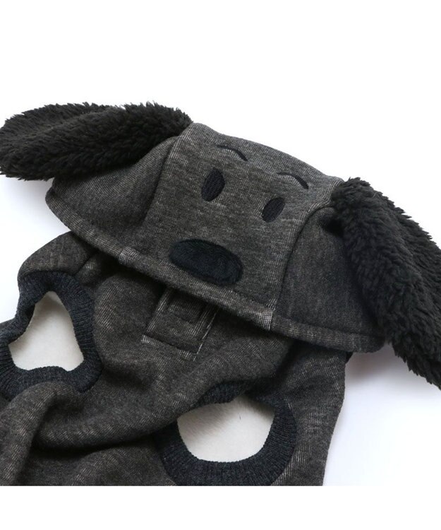 PET PARADISE スヌーピー 50s スヌーピーパーカー 《ブラック》 中型犬 大型犬 ブラック