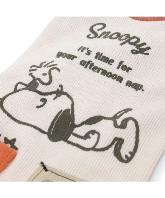 PET PARADISE スヌーピー  プレミアムペティヒート ねむ タンクトップ 中型犬 オレンジ