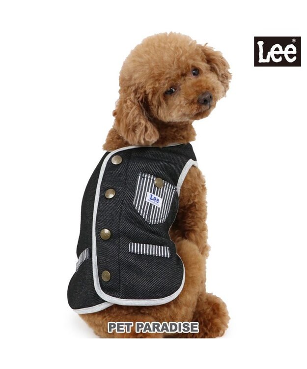 Lee ワークベスト 《デニム風》 小型犬 / PET PARADISE | 【通販