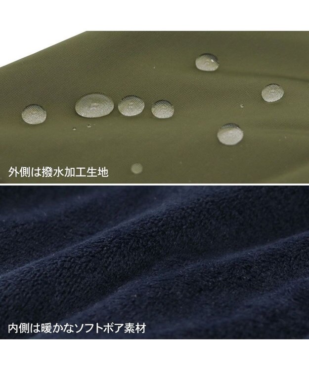 PET PARADISE J.PRESS 撥水 フード付きベスト 小型犬 カーキ