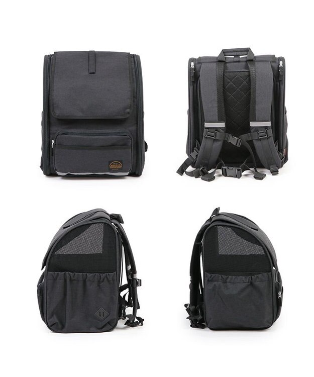 PET PARADISE ペットパラダイス 折畳み ハウスリュック 小型犬 ブラック