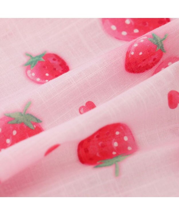 Mother garden マザーガーデン 2024 キッズ2WAY セパレート  浴衣 《野いちご 水彩柄》 110/120/130/140 野いちご水彩柄