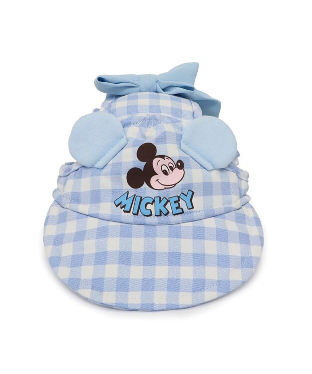 PET PARADISE ディズニー ミッキーマウス なかよし キャップ 《ブルー》 中型犬 ライトブルー