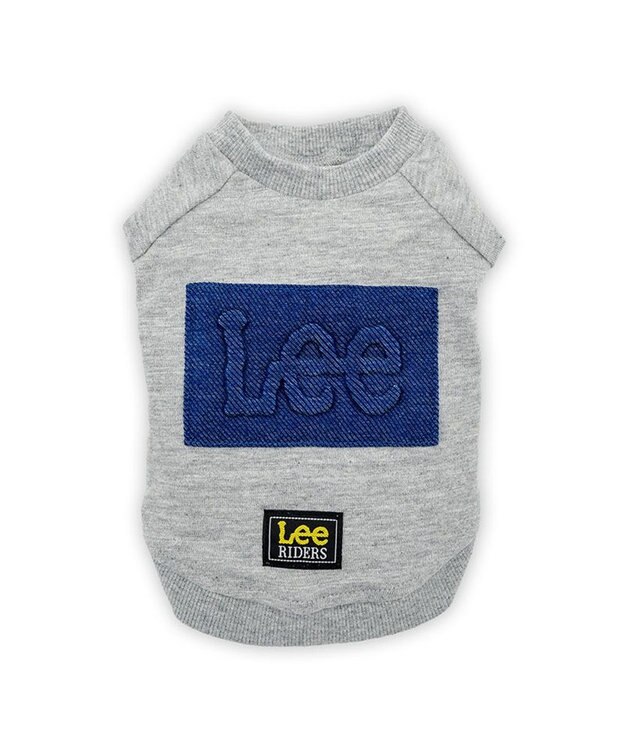 PET PARADISE Lee エンボス ロゴ Ｔシャツ 《グレー》 小型犬 グレー