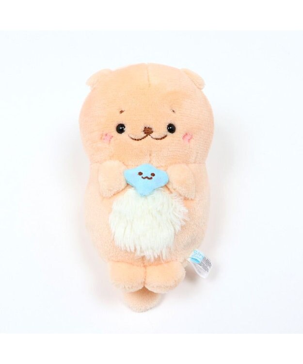 Mother garden しろたん らっこいぬ ごろりん マスコット 19cm らっこいぬ