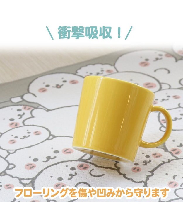 Mother garden しろたん 拭ける キッチンマット Ｓ 45cm×60cm -