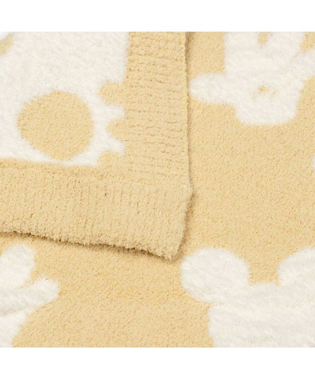 PET PARADISE ディズニー ミッキーマウス プルート シェニール ブランケット イエロー