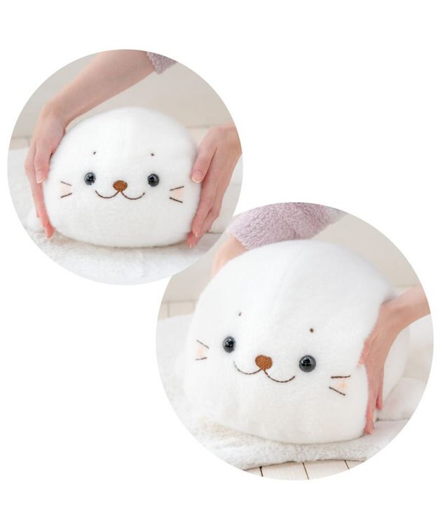 Mother garden しろたん ほわほわ 抱き枕 55cm 0