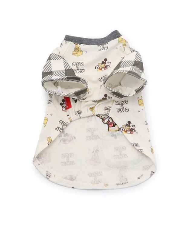 PET PARADISE ディズニー ミッキーマウス ペティヒート Tシャツ 《ミッキー&プルート》小型犬 グレー