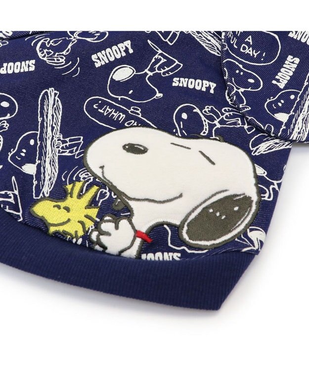 PET PARADISE スヌーピー パーカー 《デニム風》 小型犬 ネイビー