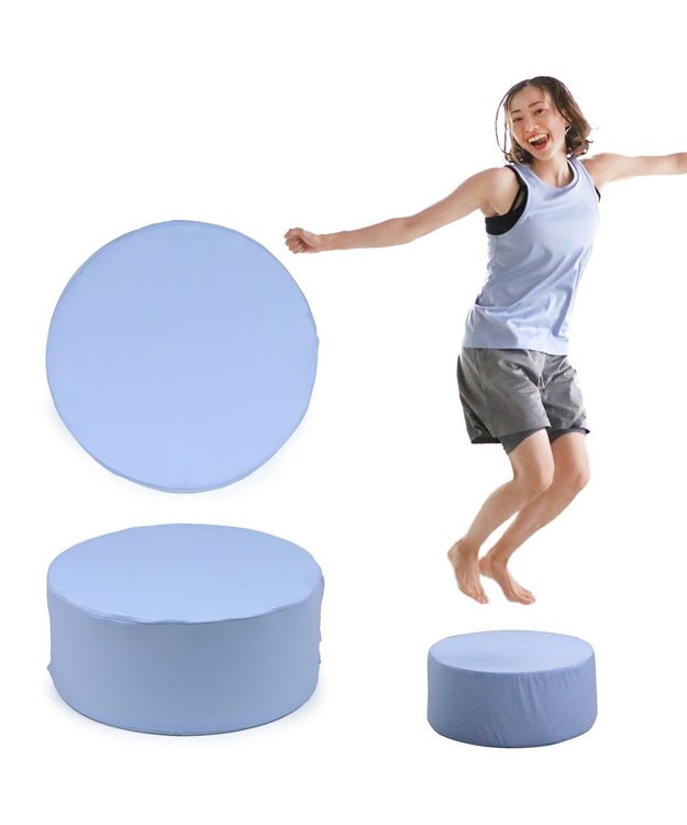 Mother garden トランポリン クッション  《ラベンダー/ローズ/パールブルー》 パールブルー