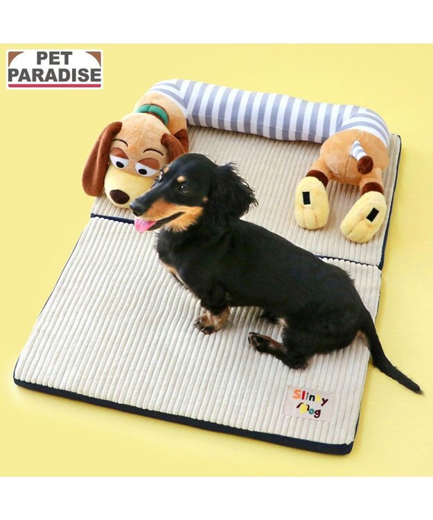PET PARADISE ディズニー トイ・ストーリー スリンキー ピロー付きマット -
