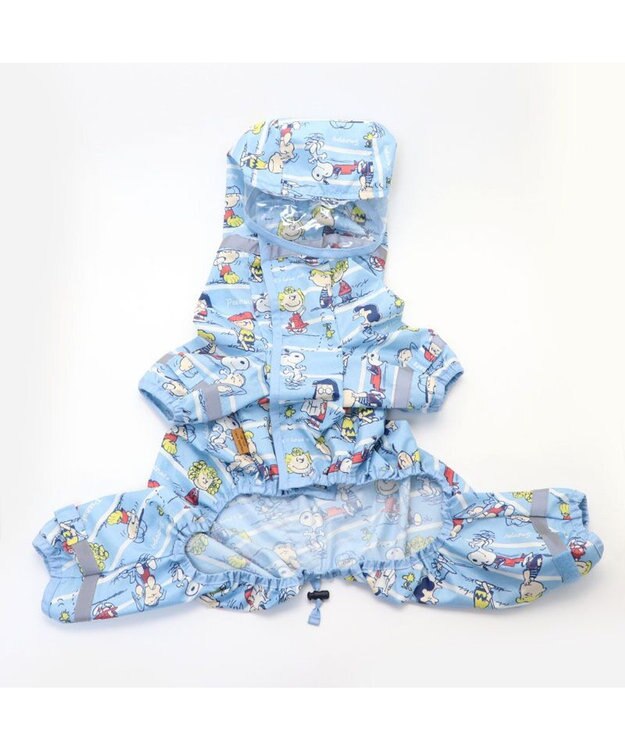 PET PARADISE スヌーピー 足付 レインコート 《フレンズ柄》 小型犬 フレンズ柄