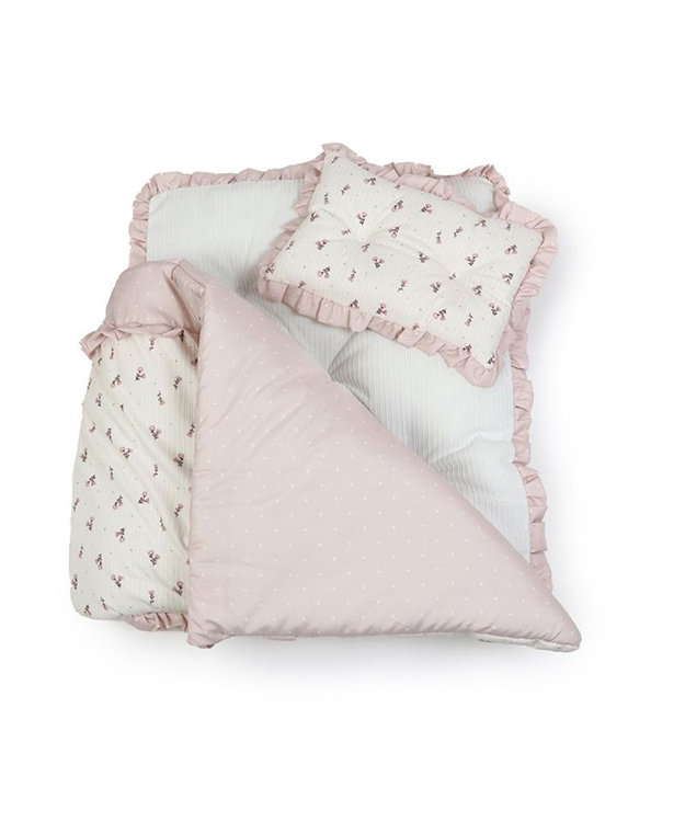 PET PARADISE ペットパラダイス ペット木製ベッド＆花柄布団 ベッド＆花柄布団セット