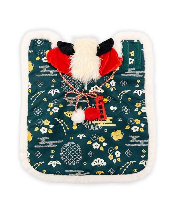 PET PARADISE ペットパラダイス 獅子舞 コート 小型犬 グリーン