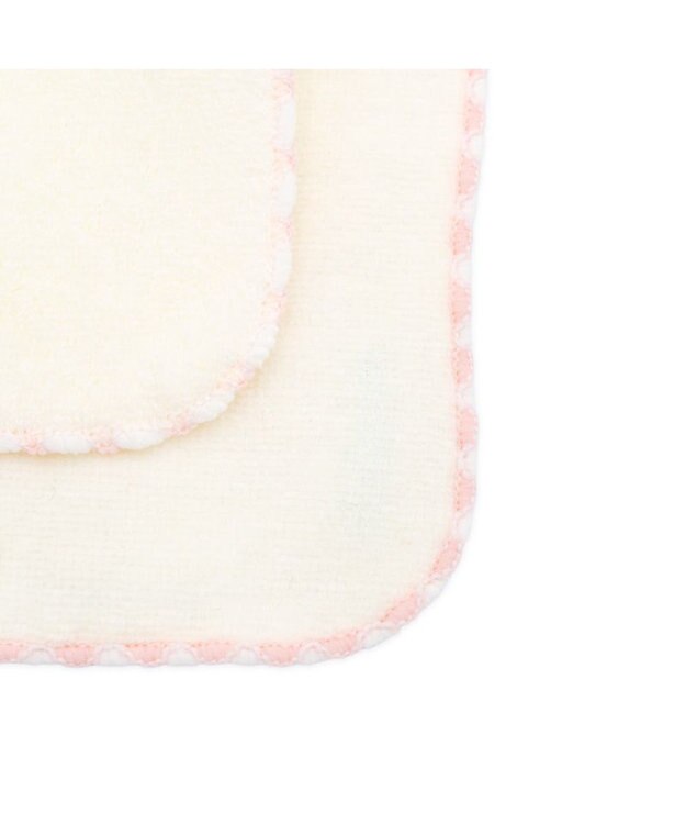 Mother garden しろたん サガラ ミニタオル 《お友だち柄》 オフホワイト