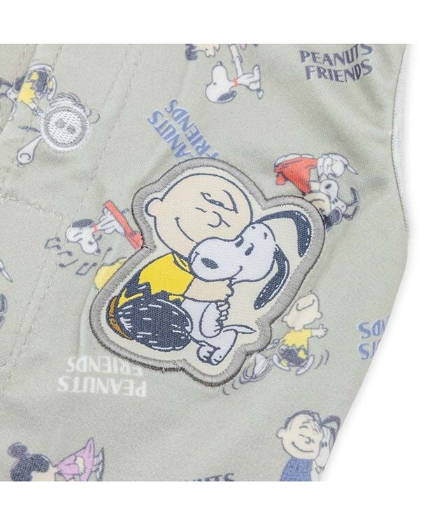 PET PARADISE スヌーピー makokoro ホカリラ スパオール ベスト 小型犬 グレー