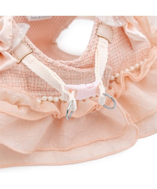 PET PARADISE cherircouture ツイード ベストハーネス 《ピンク》 Ｓ ピンク