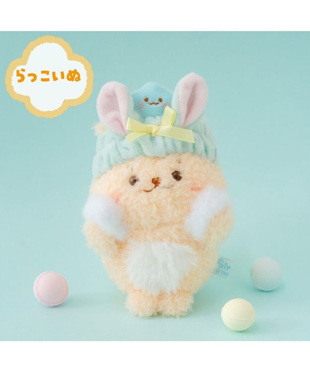 Mother garden しろたん 洗顔ぽてぽてマスコット 《らっこいぬ》 もこもこアワー 単品 らっこいぬ