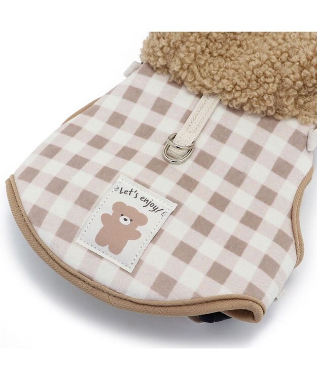 PET PARADISE ペットパラダイス くま なりきり ハーネス 《 チェック柄 》 ３Ｓ チェック柄