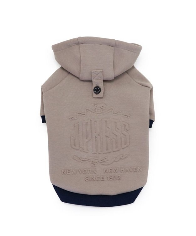 PET PARADISE J.PRESS エンボス パーカー 《グレー》 中型犬 グレー