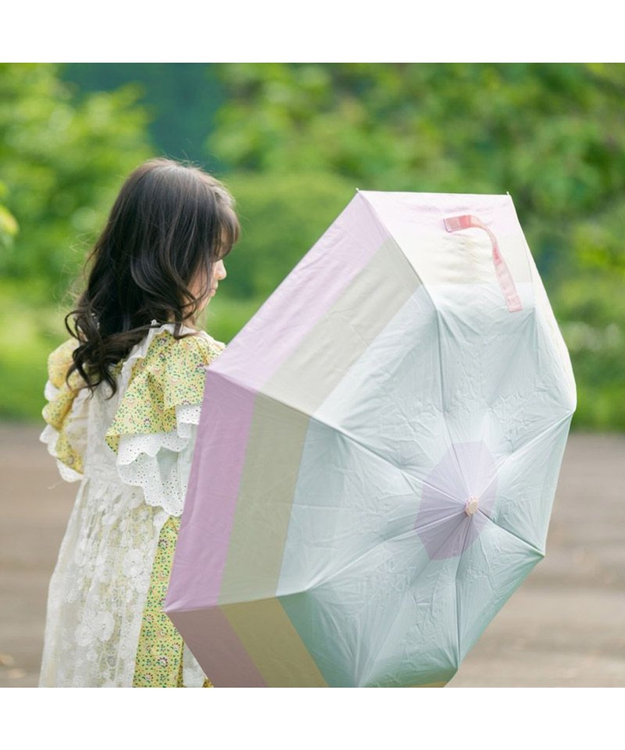 Mother garden マザーガーデン ユニコーン 子供用 晴雨兼用 折畳み傘   《レインボー柄》 50cm マルチカラー