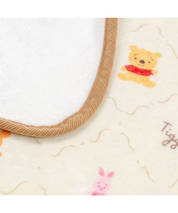 PET PARADISE ディズニー くまのプーさん ボア ブランケット 《お友達柄》 イエロー