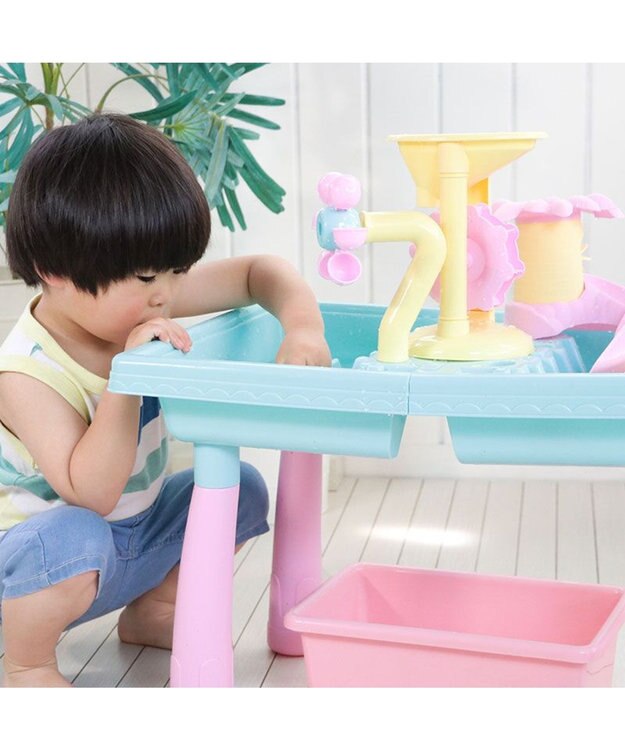 Mother garden マザーガーデン ウォータープレイテーブル 《パステル》水遊び フラワー プラおもちゃ -